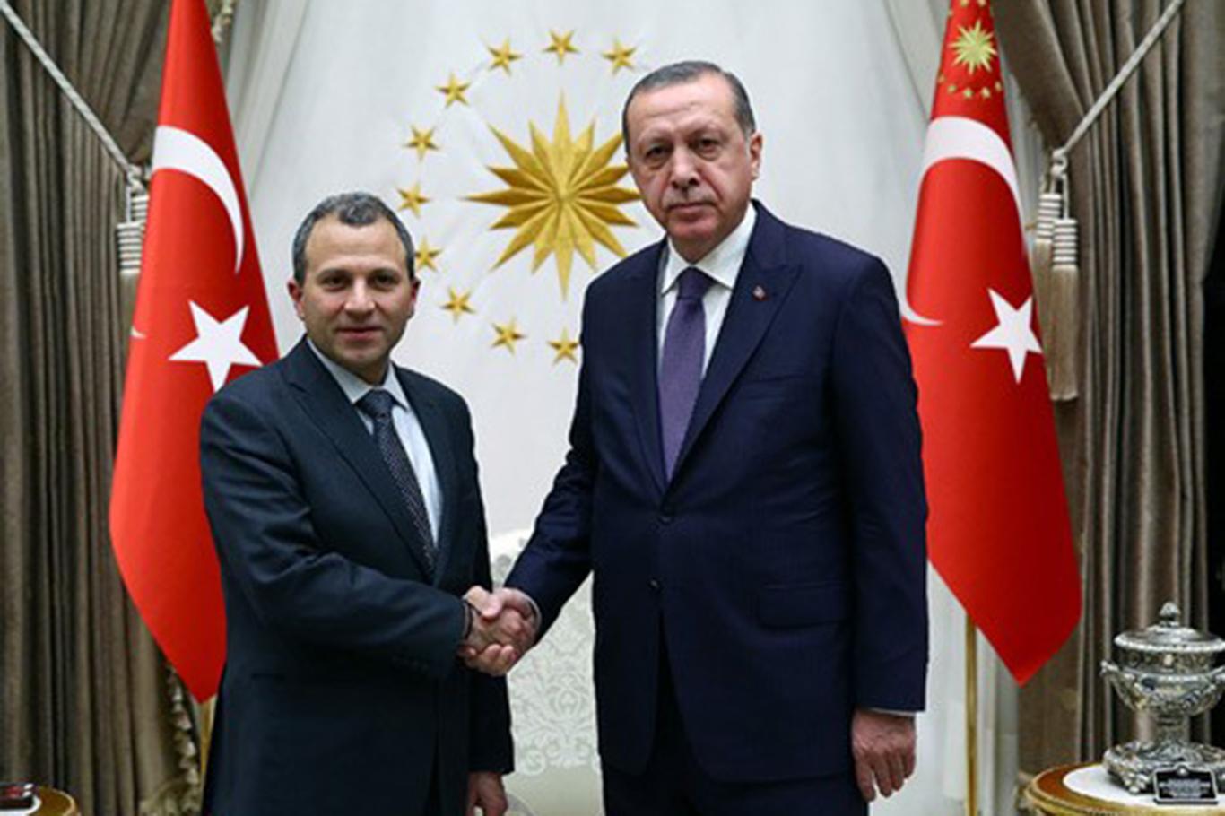 Cumhurbaşkanı Erdoğan Lübnan Dışişleri Bakanı Bassil'i kabul etti